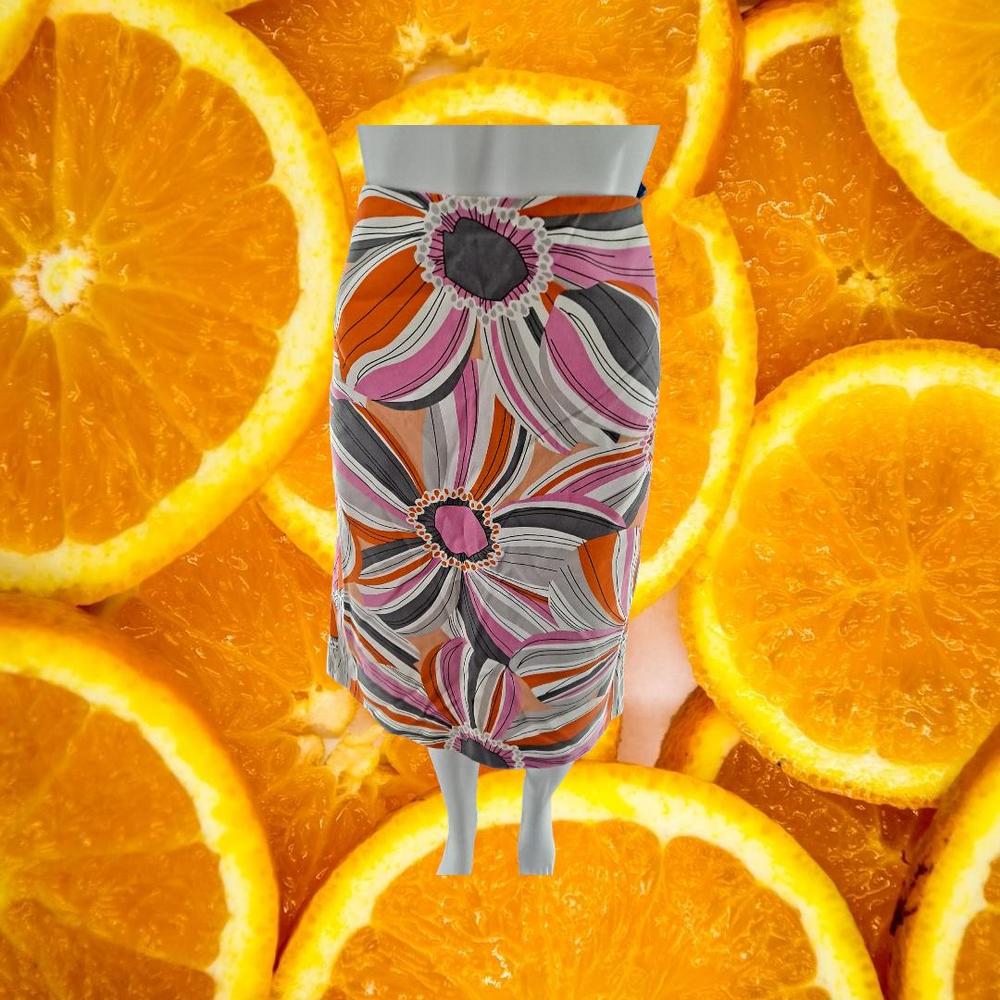 Ideology Pink, Orange and White Floral Skirt Size 10‎